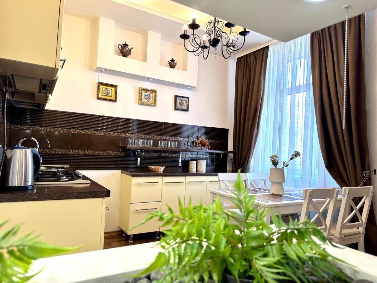 Lux Apartments In The City Center With A Coffee Machine, View Of A Theater, Near Zlata Plaza Rivne Exteriör bild